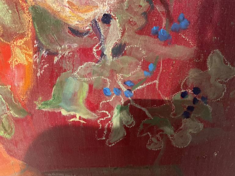 Original Impressionism Floral Painting by Marianne Schippers