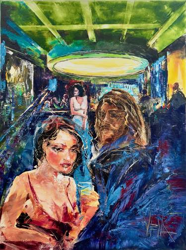 Original Abstract Expressionism Love Paintings by Vena Grebenshikov