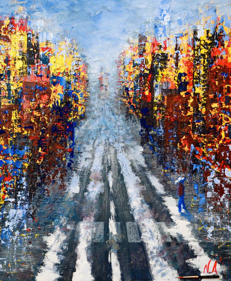Print of Abstract Paintings by Nicole Azoulay