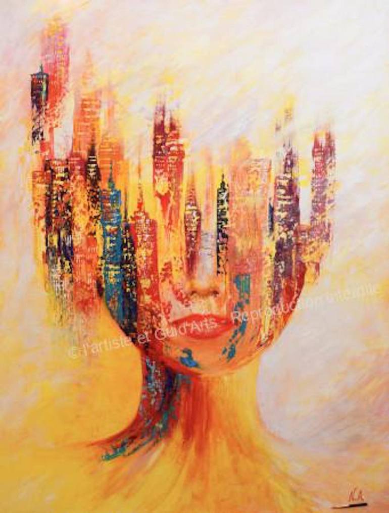 Print of Abstract Paintings by Nicole Azoulay
