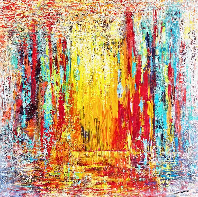Print of Abstract Paintings by Nicole Azoulay