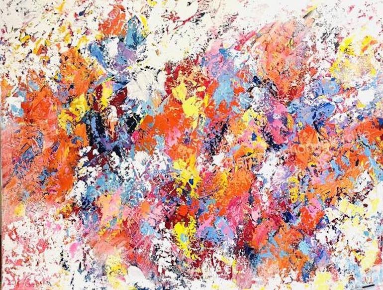 Original Abstract Paintings by Nicole Azoulay