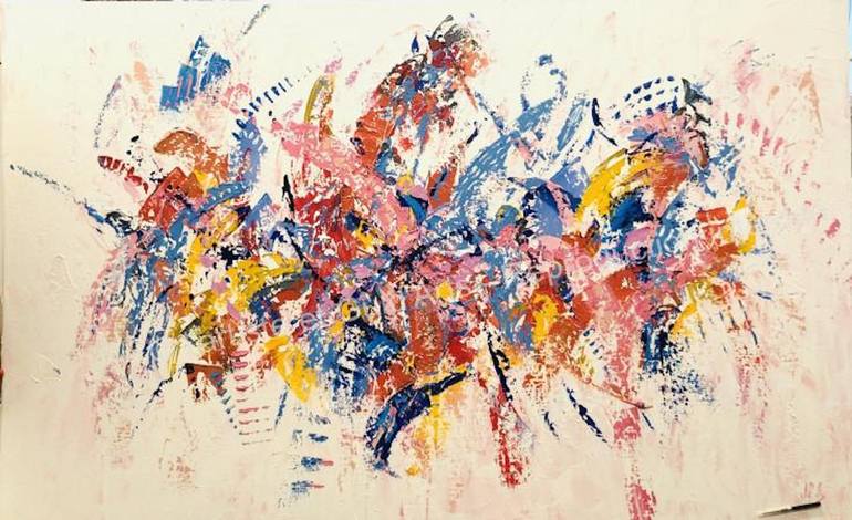 Original Abstract Paintings by Nicole Azoulay
