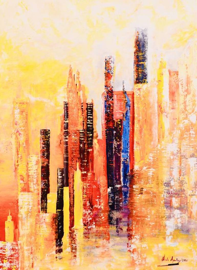 Print of Abstract Paintings by Nicole Azoulay