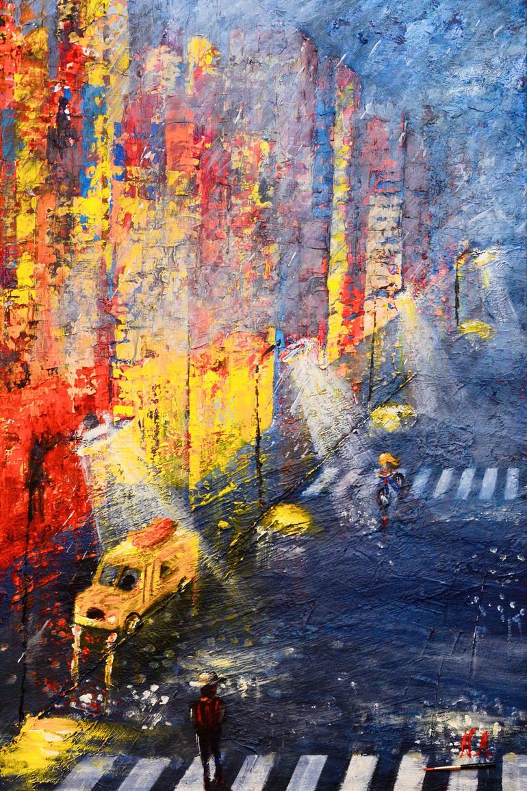 Print of Abstract Paintings by Nicole Azoulay
