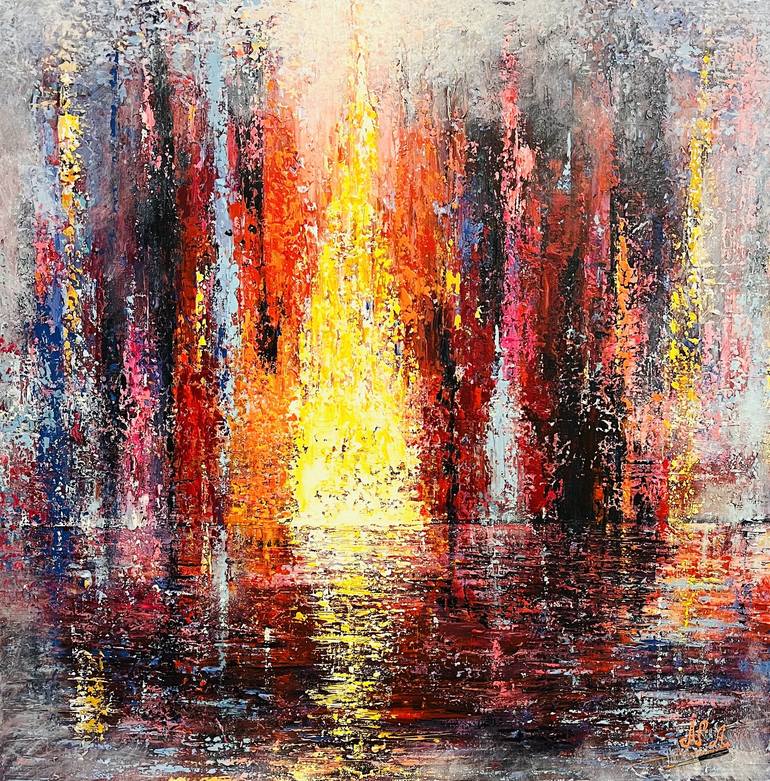 Print of Abstract Paintings by Nicole Azoulay