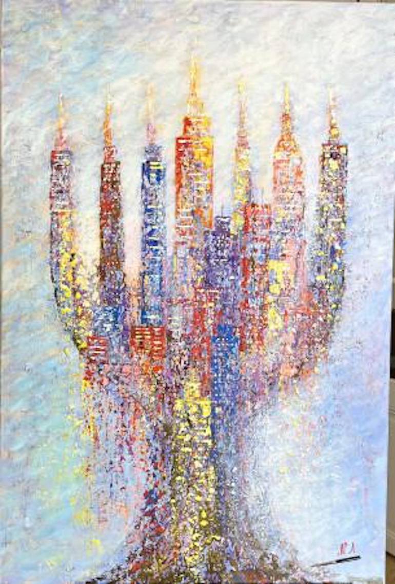 Original Abstract Paintings by Nicole Azoulay
