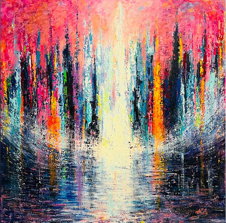Print of Abstract Paintings by Nicole Azoulay