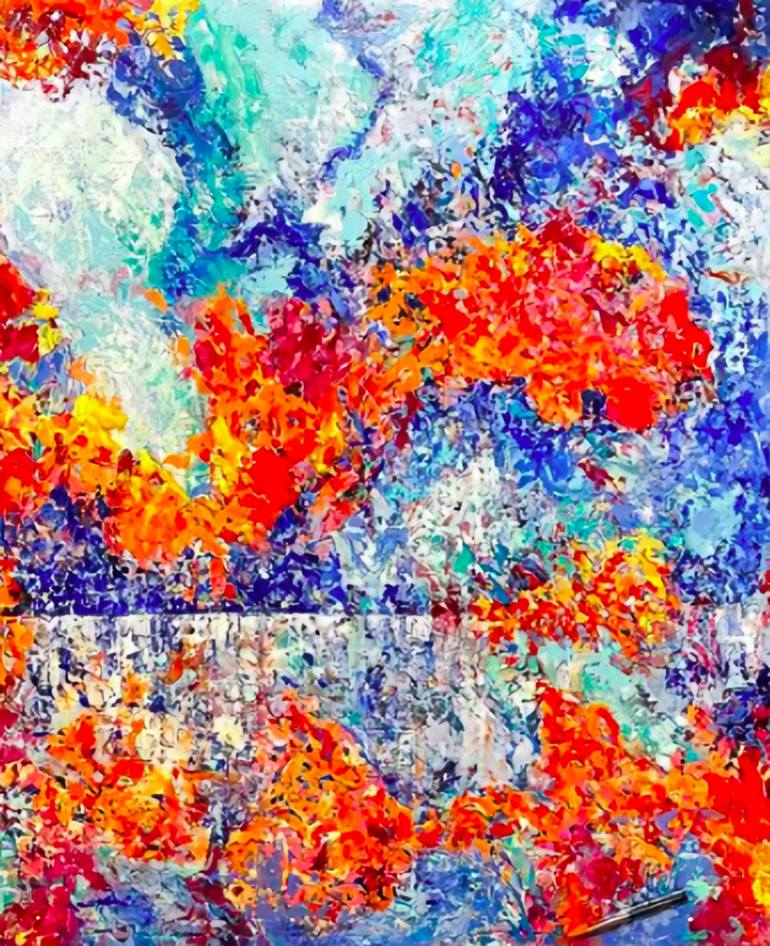 Original Abstract Paintings by Nicole Azoulay