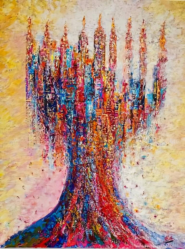 Original Abstract Paintings by Nicole Azoulay