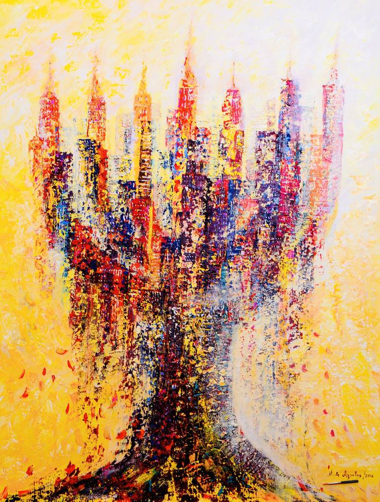Original Abstract Paintings by Nicole Azoulay