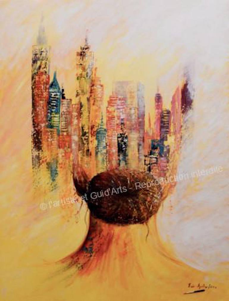 Original Abstract Paintings by Nicole Azoulay