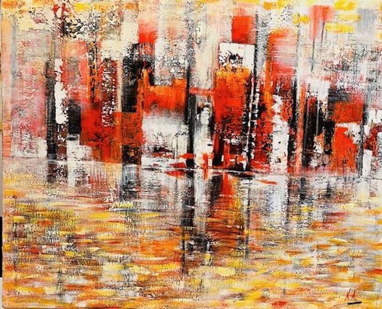 Original Abstract Paintings by Nicole Azoulay