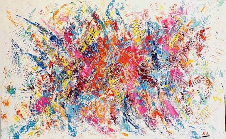 Original Abstract Paintings by Nicole Azoulay