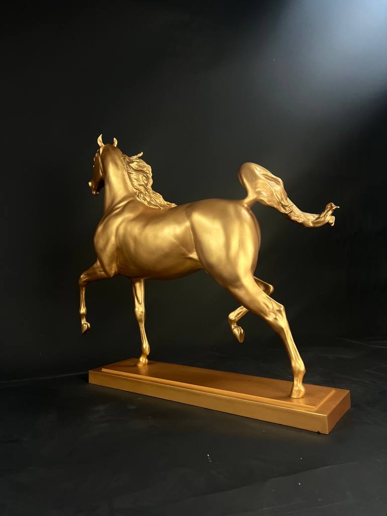 Original Realism Horse Sculpture by Yang Dong