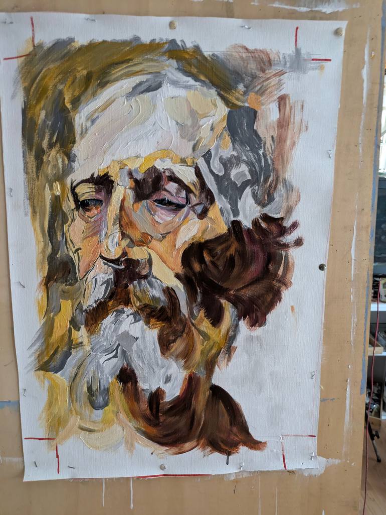 Original Contemporary People Painting by Félix Rubio
