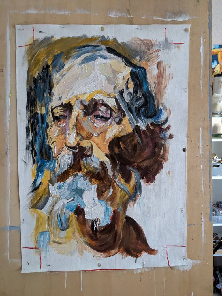 Original Contemporary People Painting by Félix Rubio