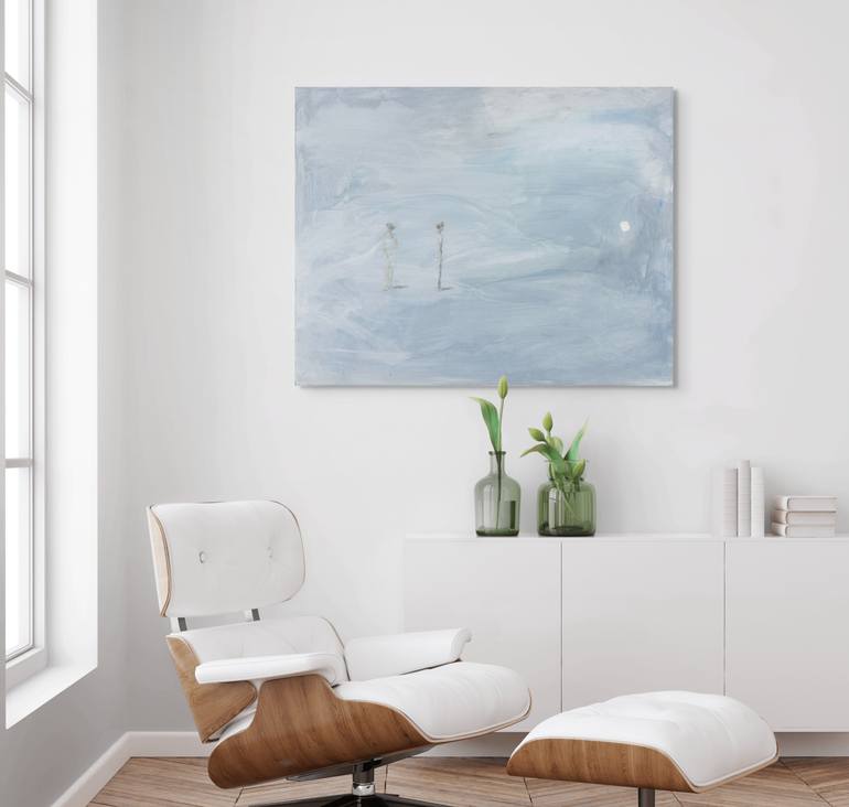 Original Abstract People Painting by Wouter Verburgt