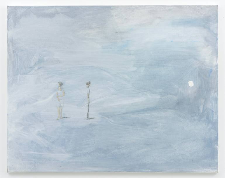 Original Abstract People Painting by Wouter Verburgt