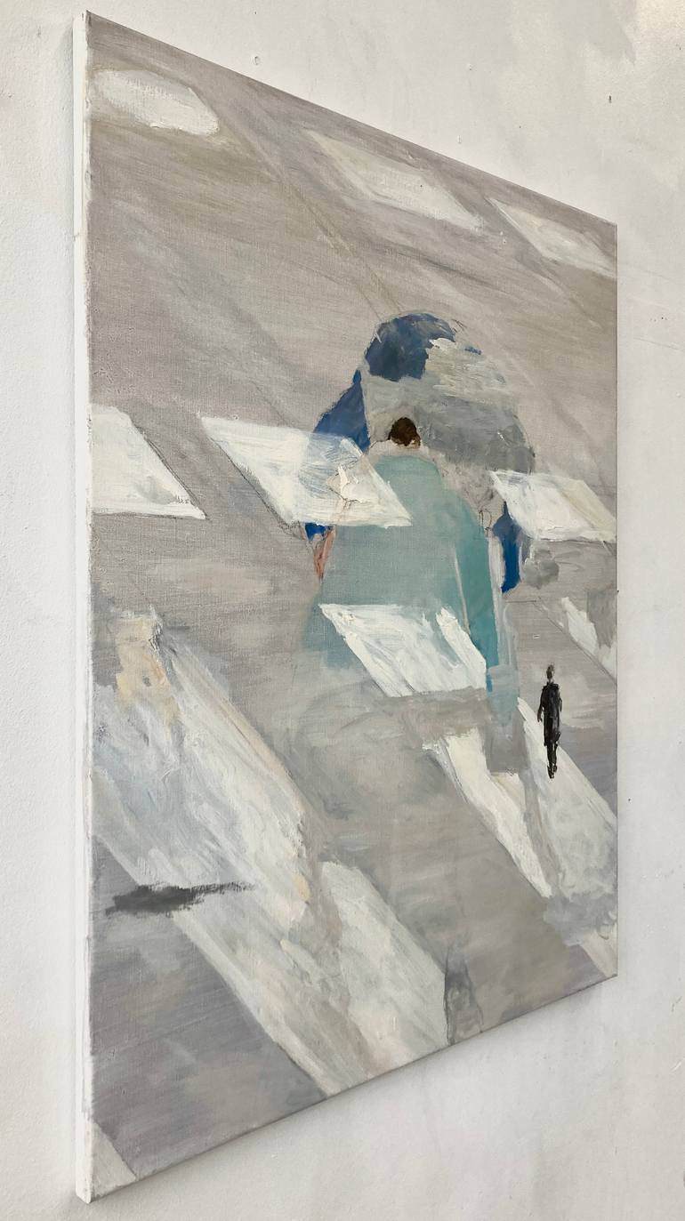 Original Abstract People Painting by Wouter Verburgt