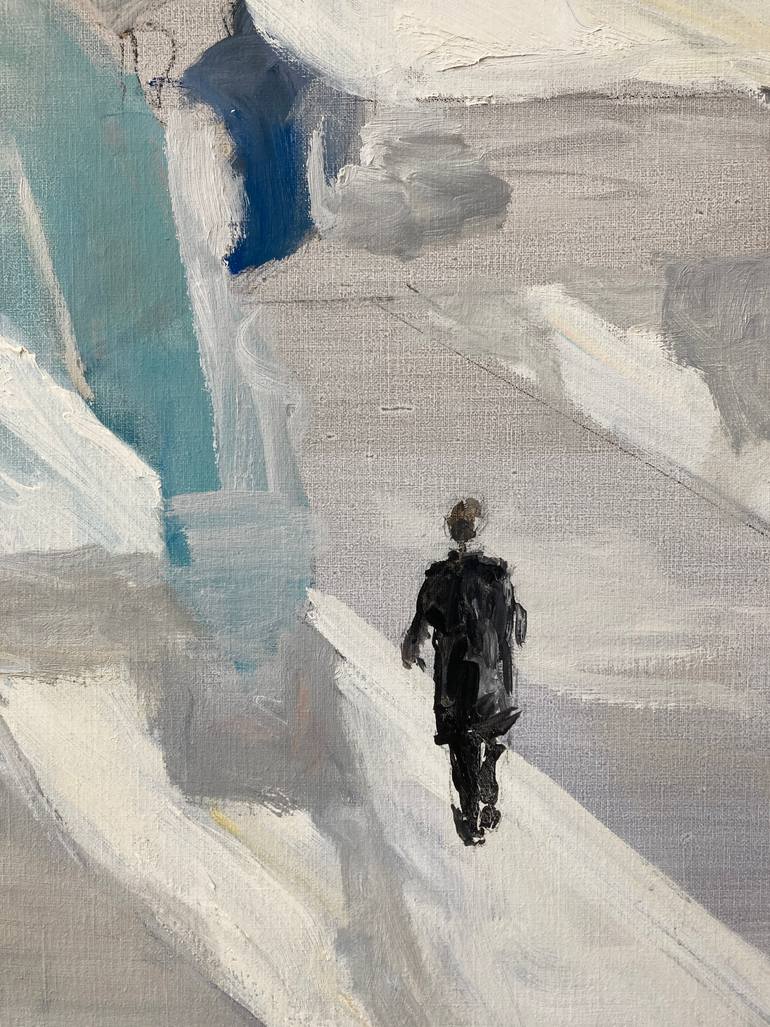 Original Abstract People Painting by Wouter Verburgt