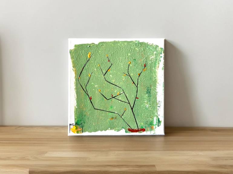 Original Abstract Expressionism Still Life Drawing by Masatro Art