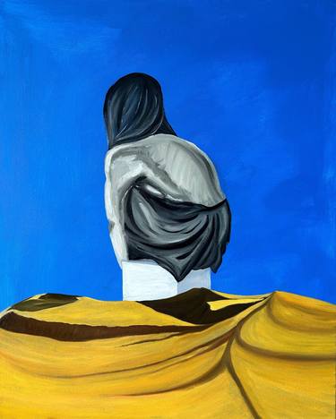 Original Surrealism Body Drawings by Masatro Art
