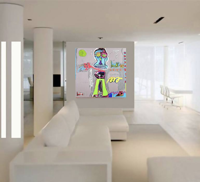 Original Pop Art People Painting by SOPHIE MASSON