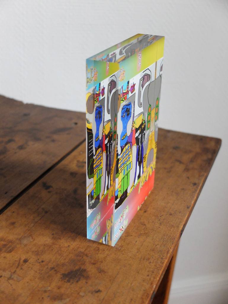 Original Contemporary People Sculpture by Sophie Masson