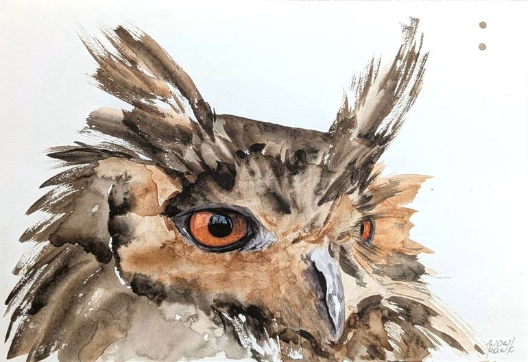 Original Realism Animal Painting by Anna Tarasenko