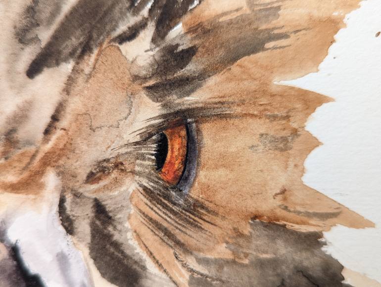 Original Realism Animal Painting by Anna Tarasenko