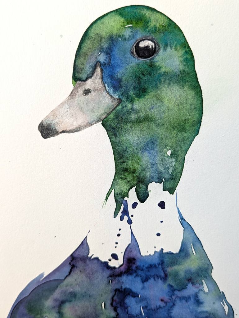 Original Expressionism Animal Painting by Anna Tarasenko