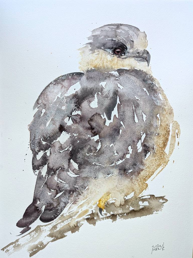 Original Expressionism Animal Painting by Anna Tarasenko