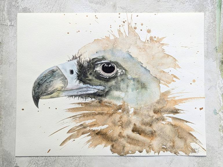 Original Expressionism Animal Painting by Anna Tarasenko