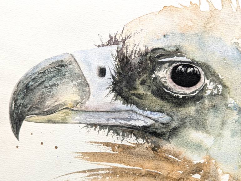 Original Expressionism Animal Painting by Anna Tarasenko