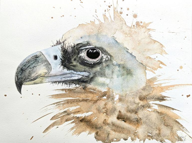 Original Expressionism Animal Painting by Anna Tarasenko