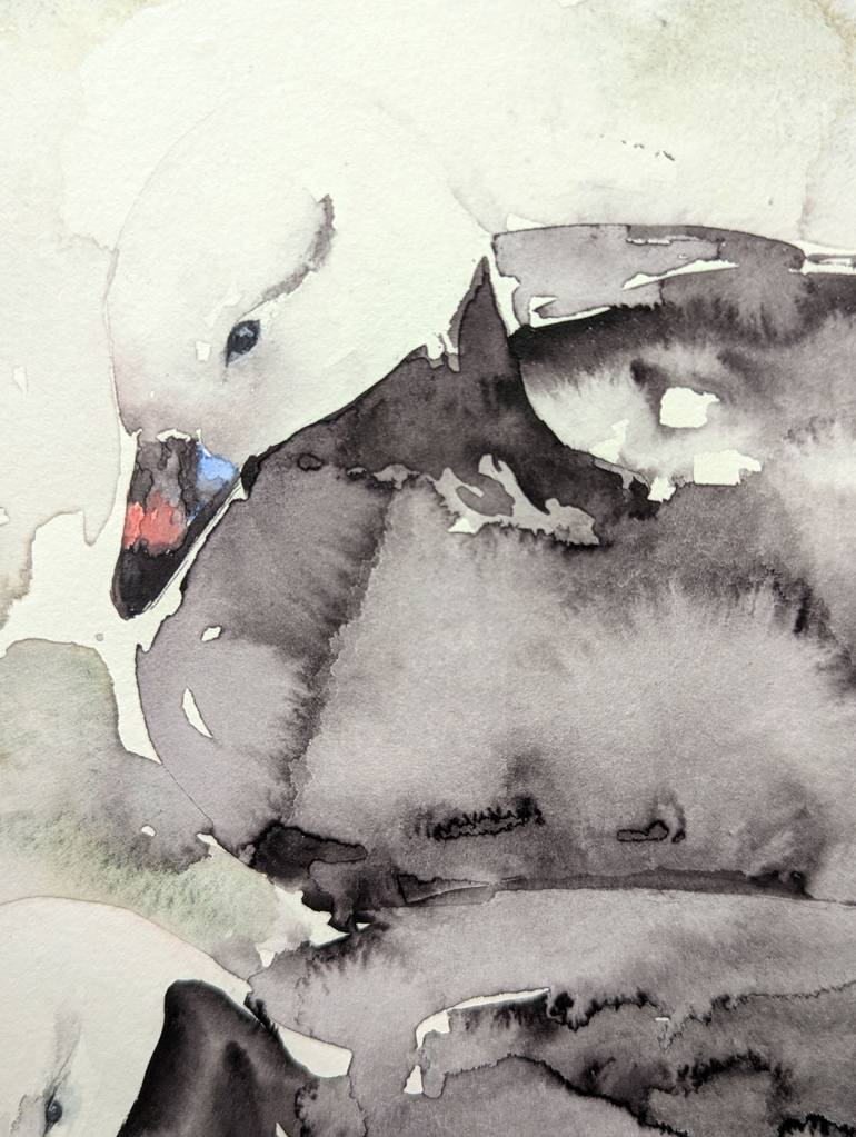 Original Abstract Animal Painting by Anna Tarasenko