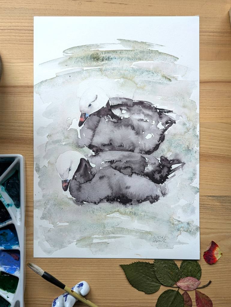 Original Abstract Animal Painting by Anna Tarasenko