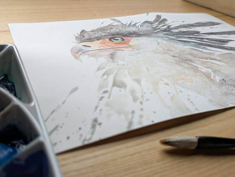 Original Abstract Animal Painting by Anna Tarasenko