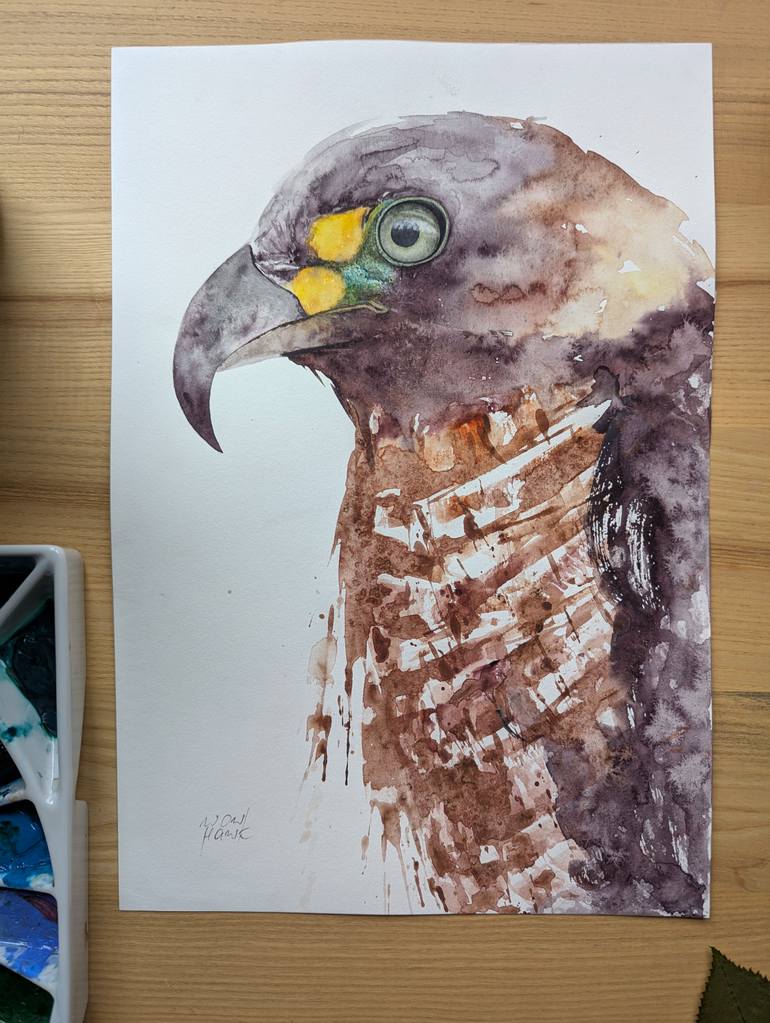Original Abstract Animal Painting by Anna Tarasenko