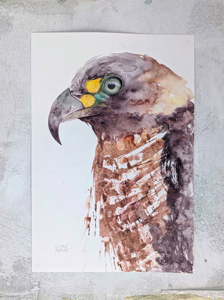 Original Abstract Animal Painting by Anna Tarasenko