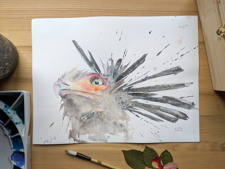 Original Abstract Animal Painting by Anna Tarasenko