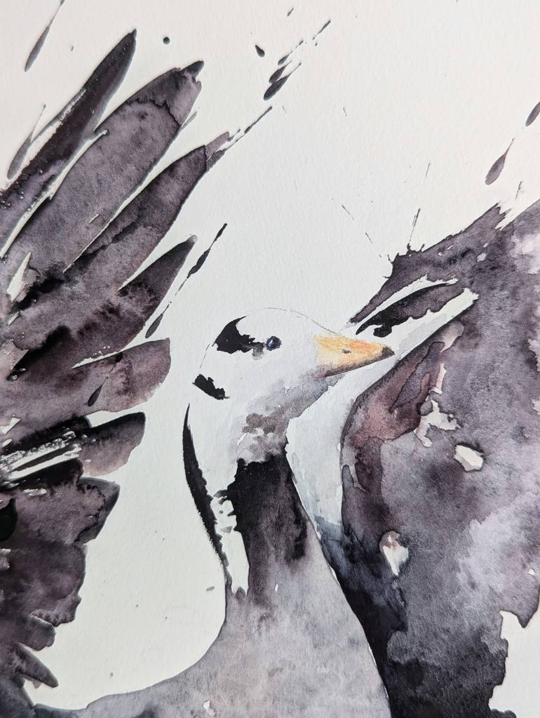 Original Abstract Animal Painting by Anna Tarasenko