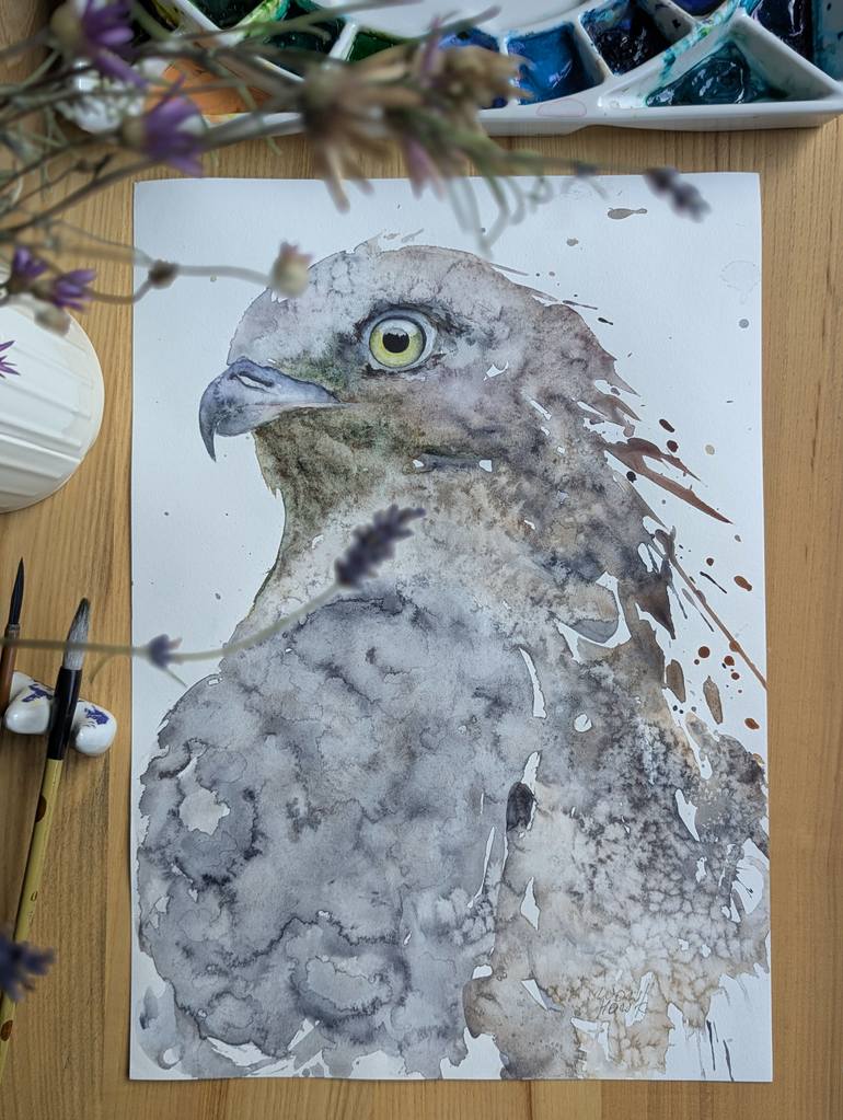 Original Abstract Animal Painting by Anna Tarasenko