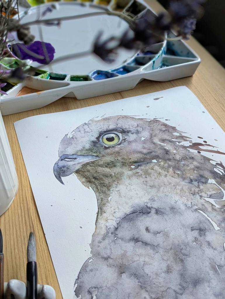 Original Abstract Animal Painting by Anna Tarasenko