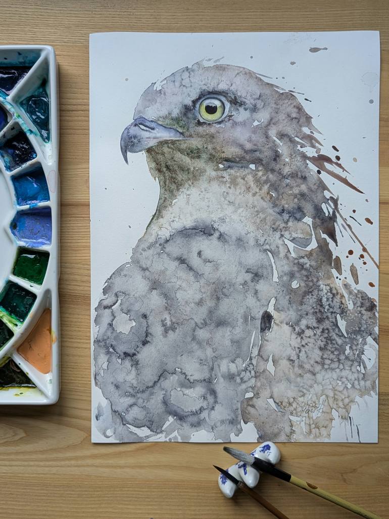 Original Abstract Animal Painting by Anna Tarasenko