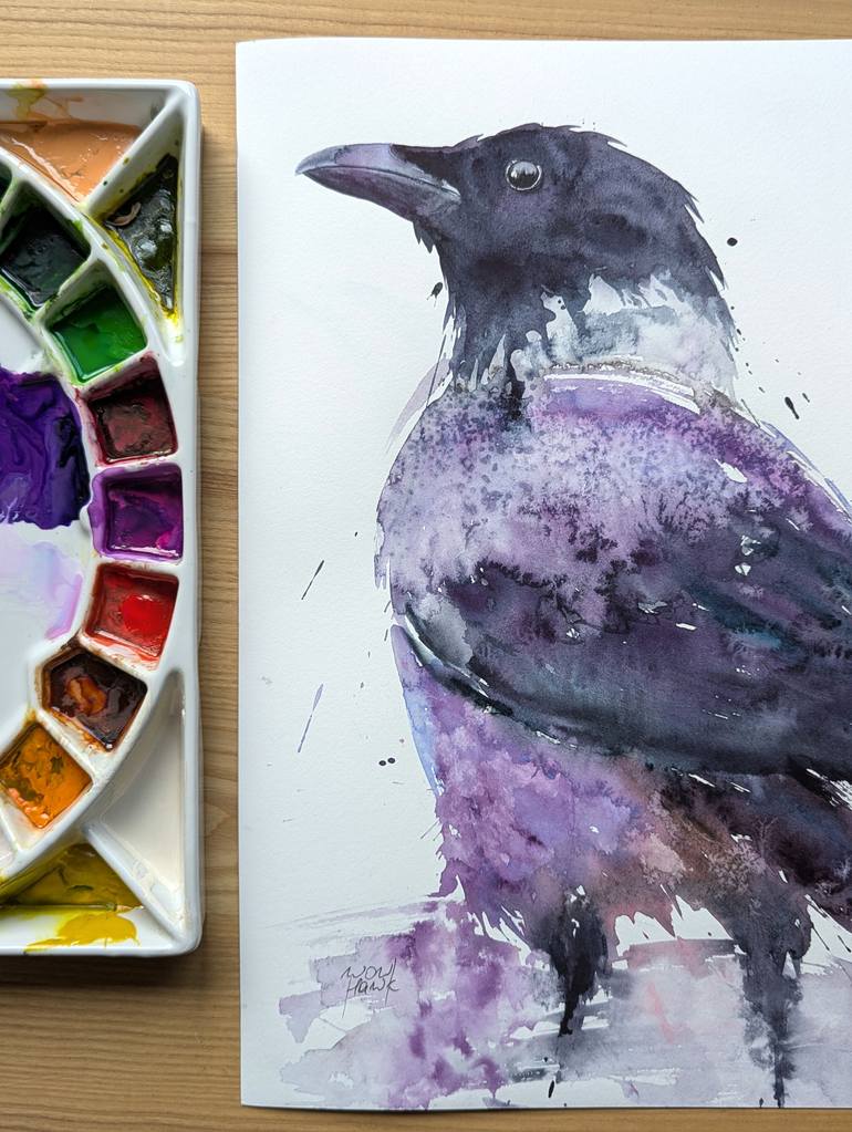 Original Abstract Animal Painting by Anna Tarasenko