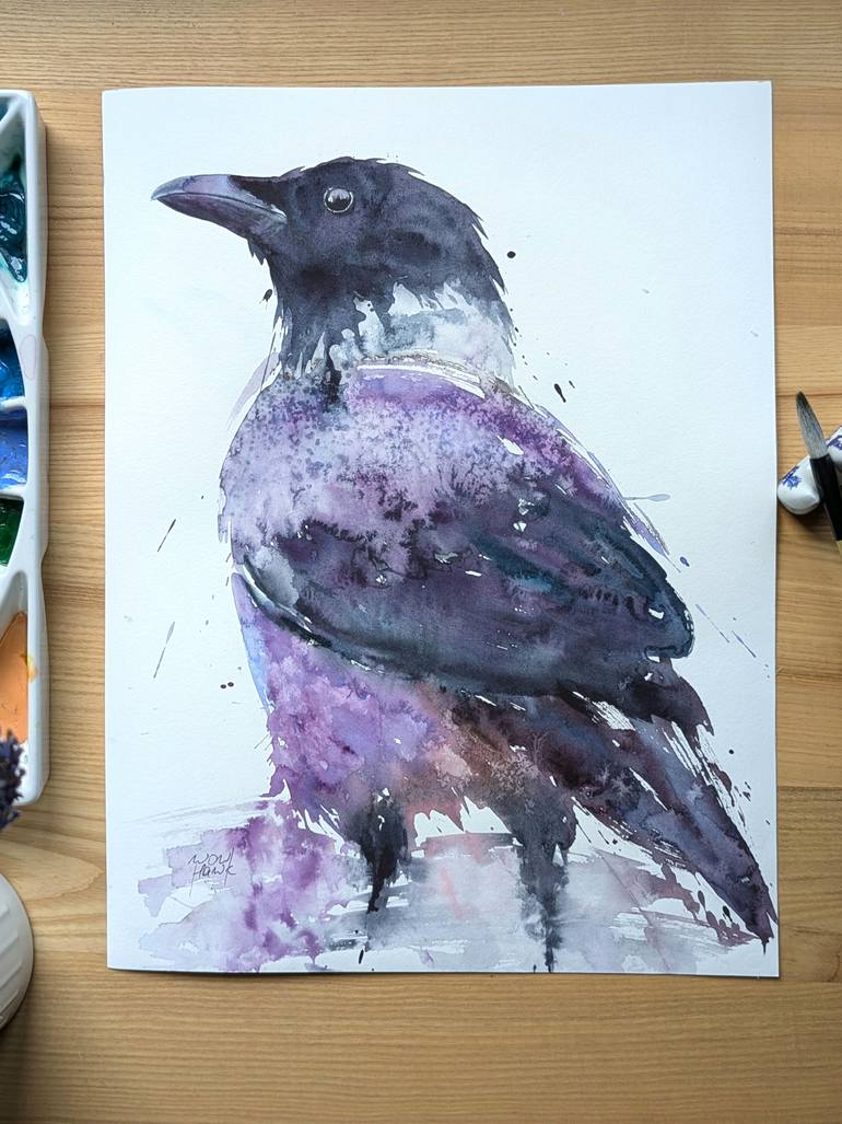 Original Abstract Animal Painting by Anna Tarasenko