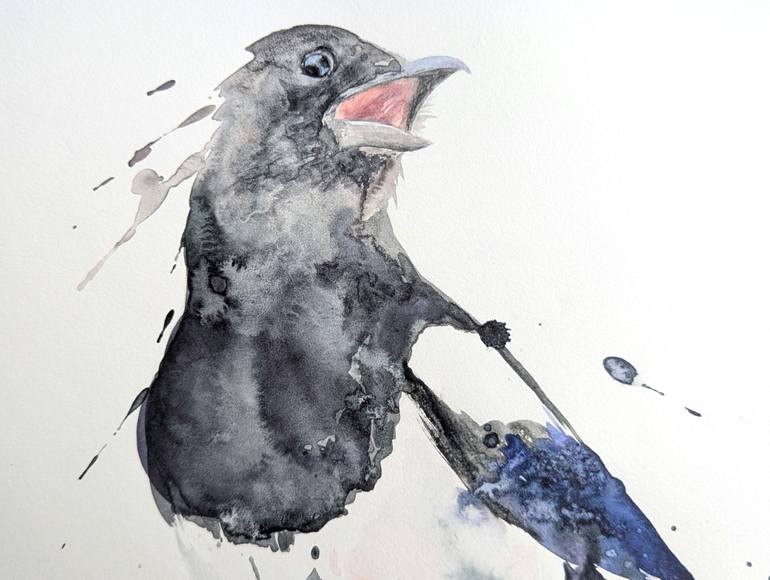 Original Abstract Animal Painting by Anna Tarasenko