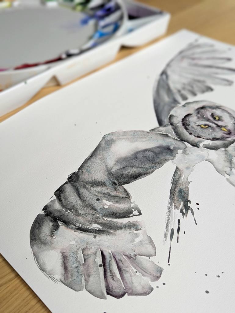 Original Abstract Animal Painting by Anna Tarasenko